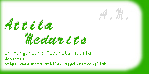 attila medurits business card